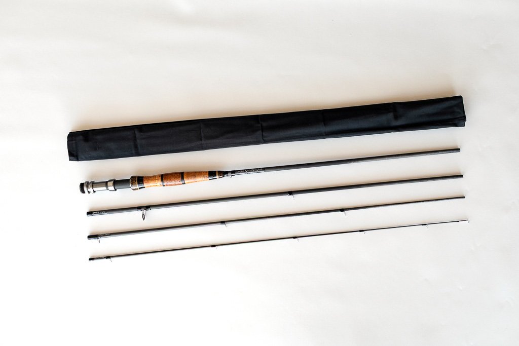 Custom fly rod Soul & Spiral Unit No. 7 9ft 5wt High Modulus Graphite Spiral Guide System