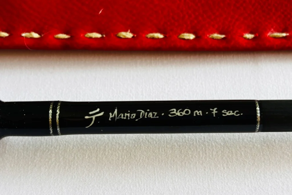 Handmade Tenkara rod Pro-Slim 310 for technical fly fishing in the Pyrenees and Rocky Mountains.