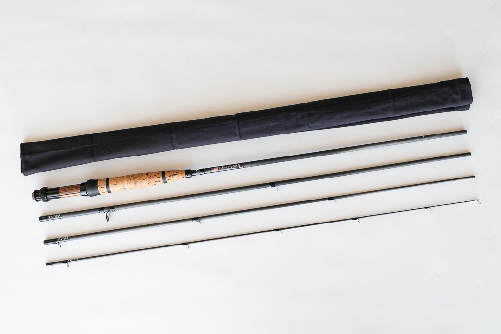 Custom fly rod Soul & Spiral Unit No. 8 9ft 5wt Exotic Wood Reel Seat Spiral Guide System.